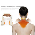 Appareil vibrant USB rechargeable, masseur de cou, épaules et dos avec pétrissage