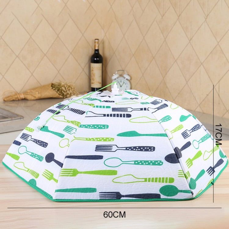 Housse alimentaire pliable pour garder les aliments au chaud, en papier d'aluminium, motif vaisselle bleue, taille : 60*60*17cm, taille : 60*60*17cm, bleu