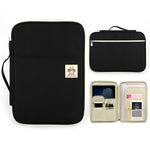 Fourniture de bureau Pochette à documents à fermeture éclair multifonctionnelle Sac de rangement A4