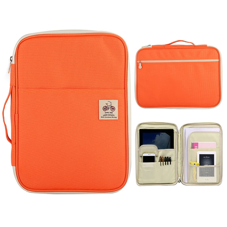 Fourniture de bureau Pochette à documents à fermeture éclair multifonctionnelle Sac de rangement A4
