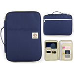 Fourniture de bureau Pochette à documents à fermeture éclair multifonctionnelle Sac de rangement A4