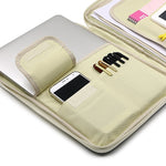 Fourniture de bureau Pochette à documents à fermeture éclair multifonctionnelle Sac de rangement A4