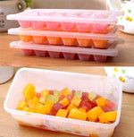 Petits bacs à glaçons carrés, moule multicouche avec couvercle, boîte de rangement des glaçons, 5 couches, 5 couches