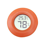 Thermomètre et hygromètre numérique rond pour terrarium avec affichage écran