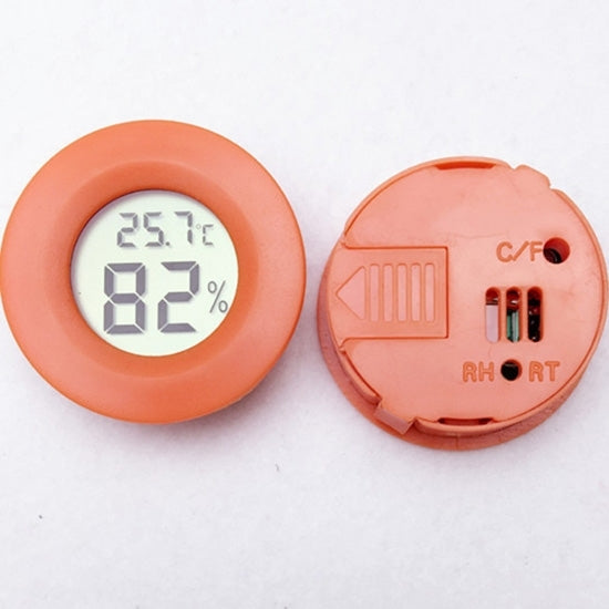 Thermomètre et hygromètre numérique rond pour terrarium avec affichage écran