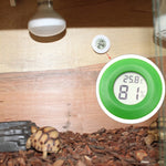 Thermomètre et hygromètre numérique rond pour terrarium avec affichage écran