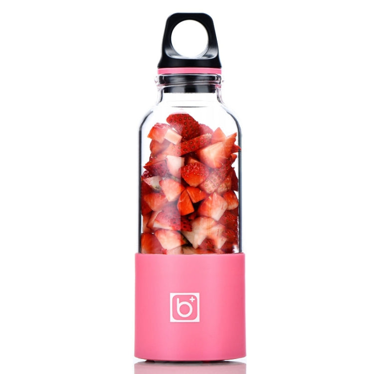 Bingo Mini presse-agrumes électrique portable rechargeable par USB de 500 ml, 22 000 révolutions par minute, tête à 2 lames rose, tête à 2 lames verte, tête à 2 lames bleue, tête à 2 lames violette, tête à 2 lames rouge