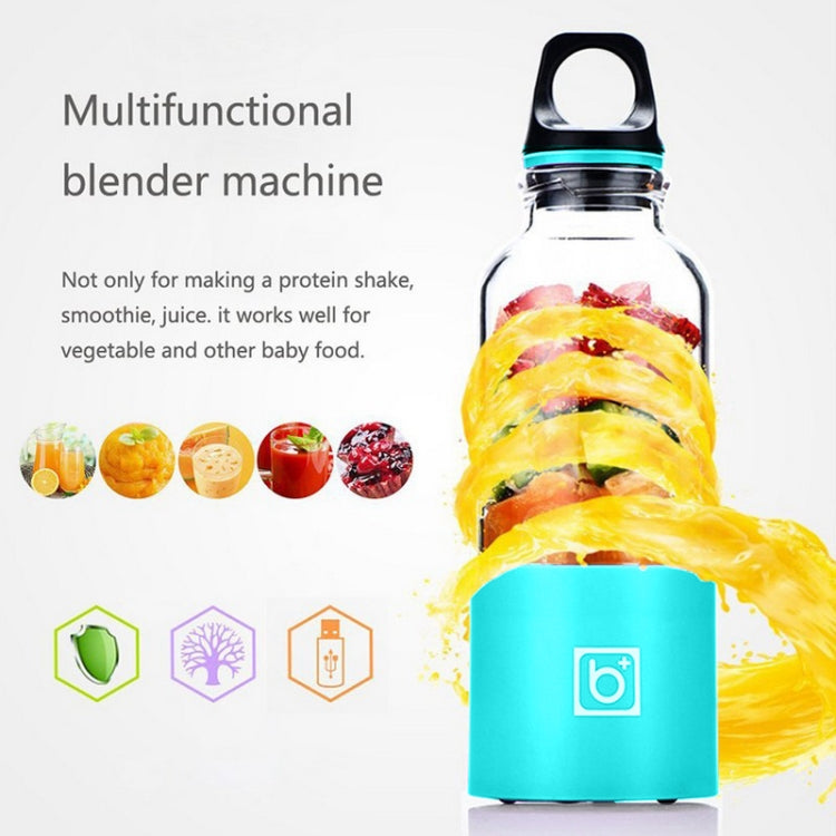 Bingo Mini presse-agrumes électrique portable rechargeable par USB de 500 ml, 22 000 révolutions par minute, tête à 2 lames rose, tête à 2 lames verte, tête à 2 lames bleue, tête à 2 lames violette, tête à 2 lames rouge