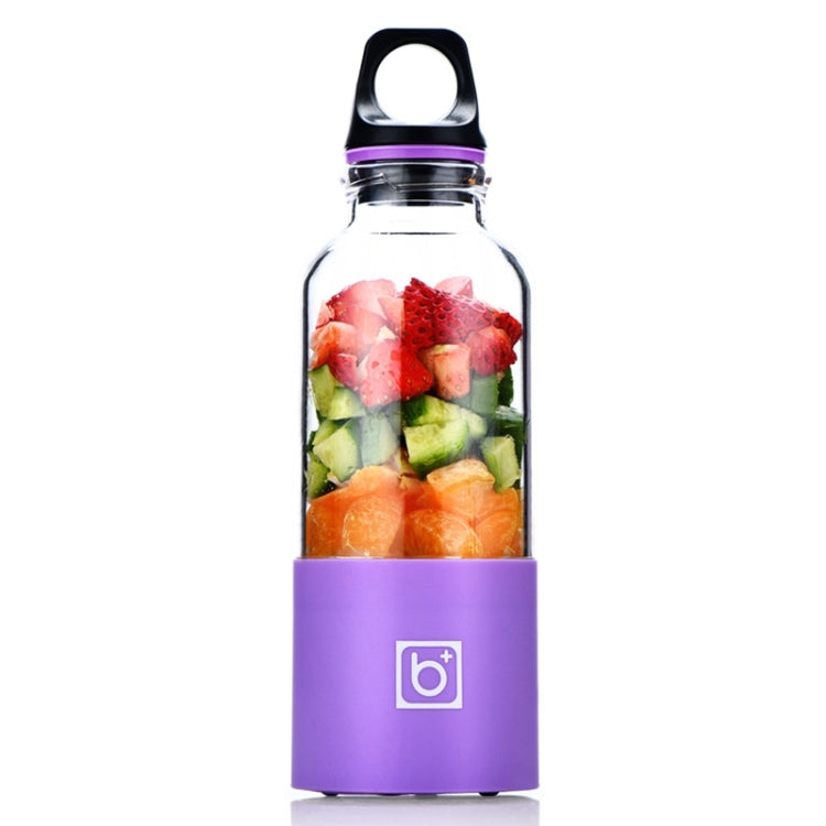 Bingo Mini presse-agrumes électrique portable rechargeable par USB de 500 ml, 22 000 révolutions par minute, tête à 2 lames rose, tête à 2 lames verte, tête à 2 lames bleue, tête à 2 lames violette, tête à 2 lames rouge