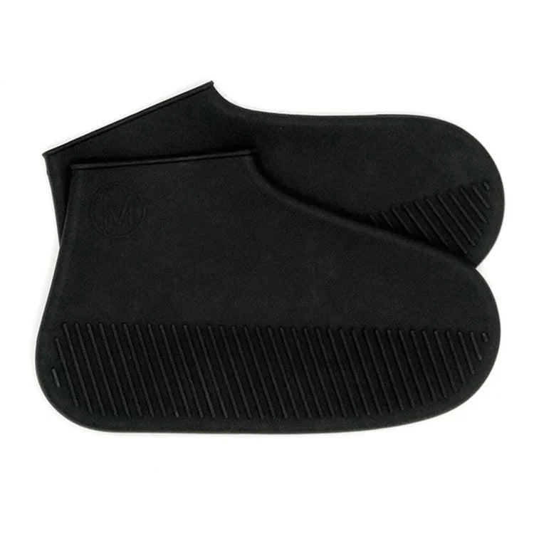 Couvre-chaussures de pluie extérieures en silicone antidérapant étanche, Taille : S (25-33), Taille : S
