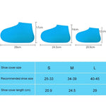 Couvre-chaussures de pluie extérieures en silicone antidérapant étanche, Taille : S (25-33), Taille : S