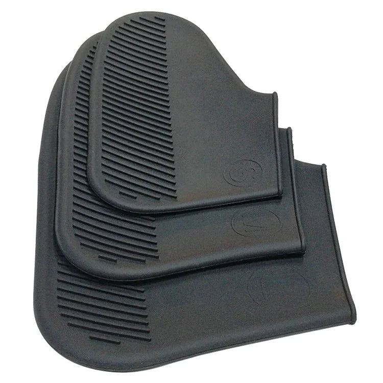 Couvre-chaussures de pluie extérieures en silicone antidérapant étanche, Taille : S (25-33), Taille : S