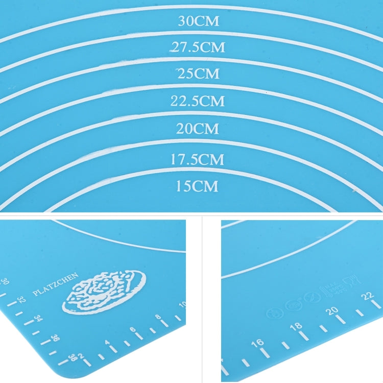 2 PCS Tapis de cuisson multifonctionnel en silicone pour pétrir la pâte / Tapis à farine / Tapis isolant thermique, livraison couleur aléatoire