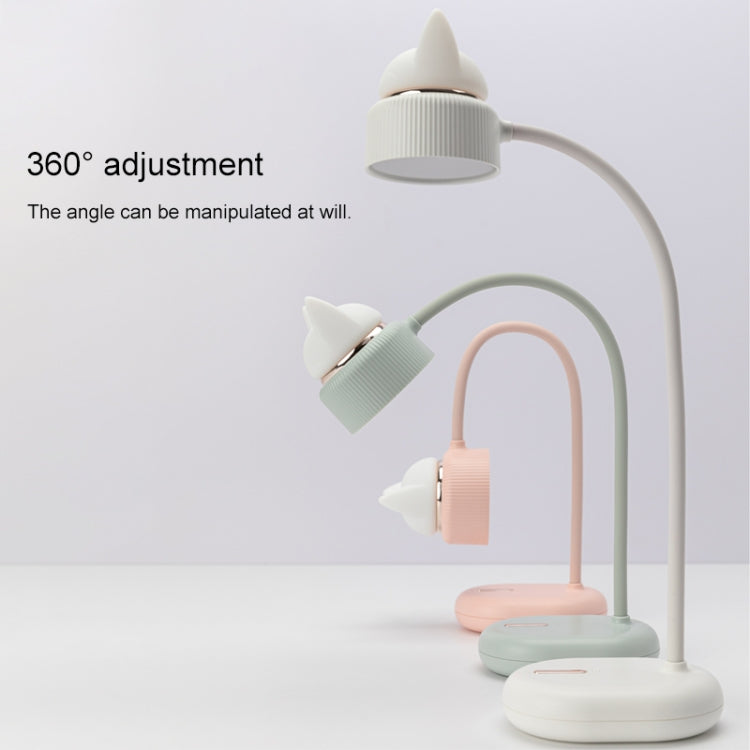 Veilleuse de bureau LED en forme de chat à double source lumineuse, prend en charge 3 niveaux de luminosité