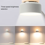 Veilleuse de bureau LED en forme de chat à double source lumineuse, prend en charge 3 niveaux de luminosité