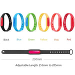 5 PCS Bracelets répulsifs anti-moustiques en silicone avec boucle, adaptés aux enfants et adultes, longueur : 23 cm, couleur aléatoire