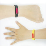 5 PCS Bracelets répulsifs anti-moustiques en silicone avec boucle, adaptés aux enfants et adultes, longueur : 23 cm, couleur aléatoire