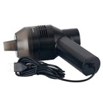 HK-6019A Aspirateur portable USB puissant 3,5 W, brosse de nettoyage pour clavier d'ordinateur, collecteur de poussière, kit de nettoyage manuel pour ordinateur portable/animaux domestiques, longueur du câble USB : 1,8 m, DC 5 V (noir)