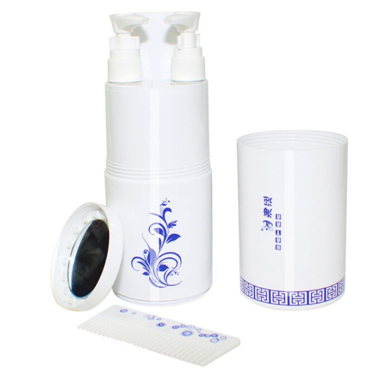 Kit de voyage créatif 5 en 1 gobelet à gargarisme bouteille secondaire shampooing peigne miroir de maquillage, Sets standards, 5 en 1