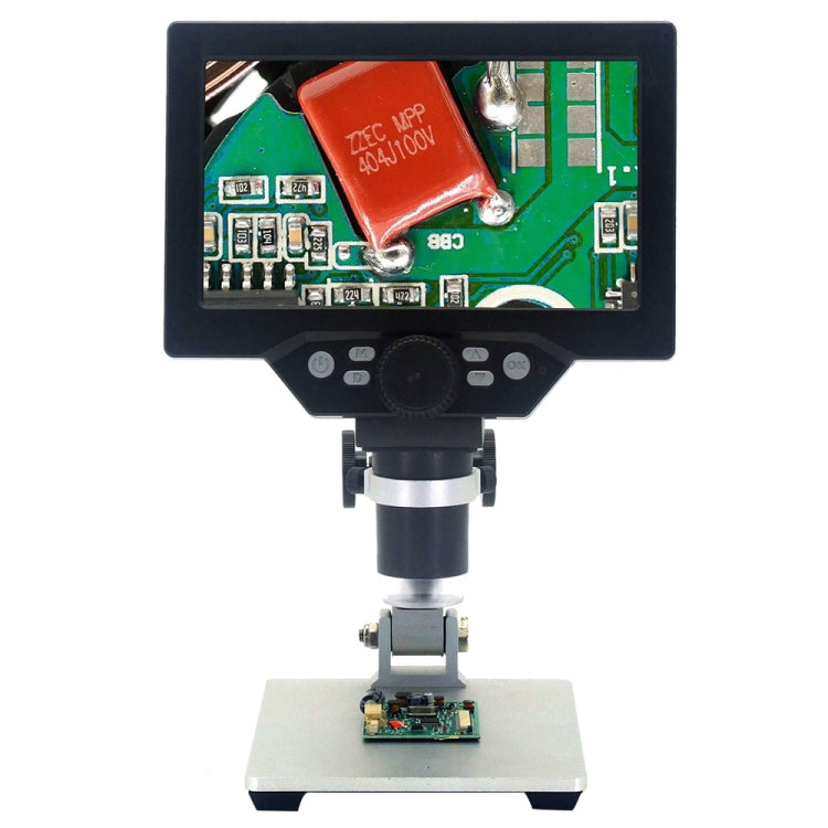 Microscope électronique numérique de bureau portable G1200 avec écran LCD 7 pouces 1200X, prise AU, batterie lithium, prise AU, batterie lithium, prise EU, batterie lithium, prise UK, batterie lithium, prise US, batterie lithium