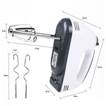 KN007364 Batteur à œufs électrique portable domestique 100 W à sept vitesses réglables, prise UE, KN007364