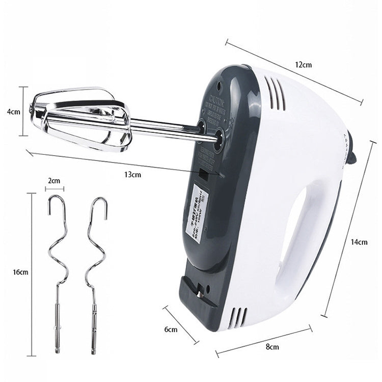 KN007364 Batteur à œufs électrique portable domestique 100 W à sept vitesses réglables, prise UE, KN007364