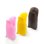Muselière en silicone en forme de bec de canard pour chien, taille M, café, rose, jaune