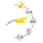 Muselière en silicone en forme de bec de canard pour chien, taille M, café, rose, jaune