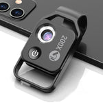 APEXEL APL-MS002BK Microscope 200X HD Universel Portable pour Téléphone Mobile avec Lumière LED, APL-MS002BK