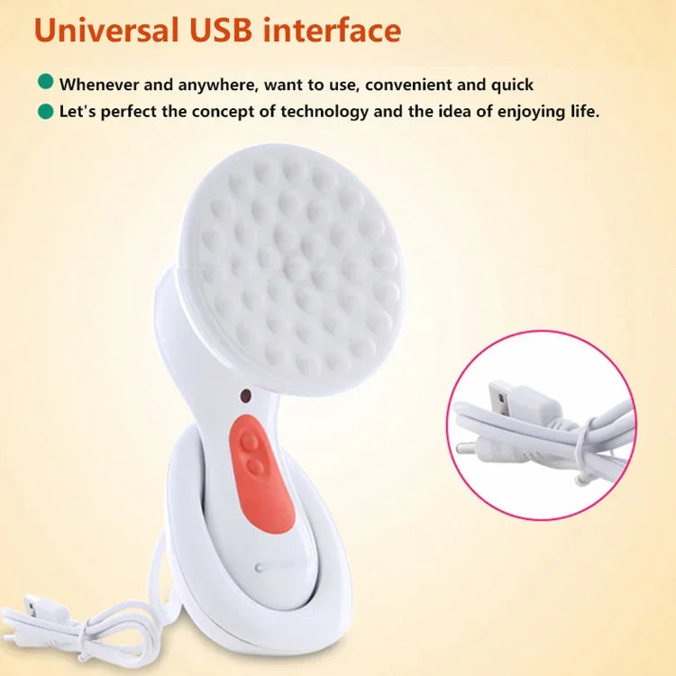 CNaier AE-906 Instrument de Massage Électrique de Poitrine Portable Étanche USB Rechargeable
