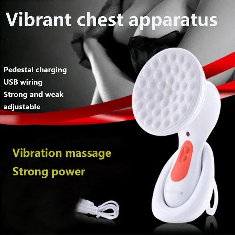 CNaier AE-906 Instrument de Massage Électrique de Poitrine Portable Étanche USB Rechargeable