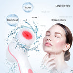 CNaier AE-868 Nettoyant Visage Électrique en Silicone à Vibrations Ultrasoniques et à Piles, AE-868(Rose), AE-868(Bleu)