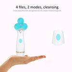 CNaier AE-878 Nettoyant Facial Électrique en Silicone, rechargeable par USB, pour le soin de la peau, AE-878 (rose), AE-878 (bleu)