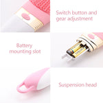 Brosse de massage électrique en silicone étanche à vibration domestique CNaier AE-8381 pour bain corporel