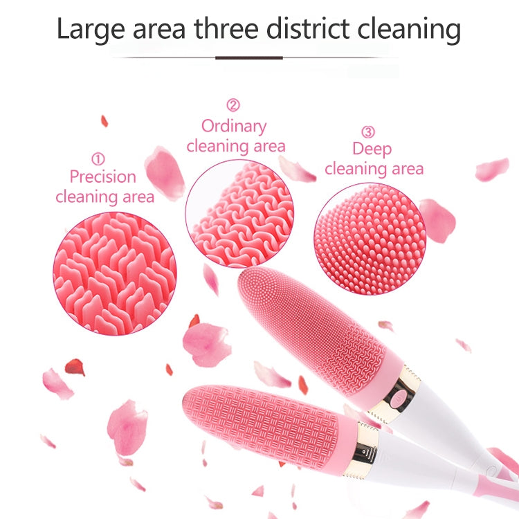 Brosse de massage électrique en silicone étanche à vibration domestique CNaier AE-8381 pour bain corporel