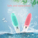 Brosse de massage électrique en silicone étanche à vibration domestique CNaier AE-8381 pour bain corporel