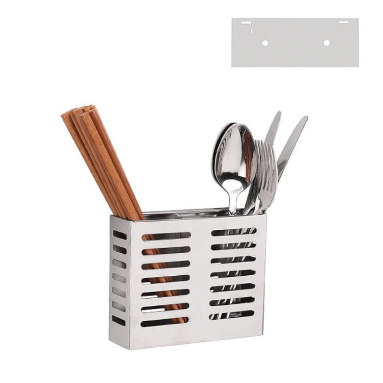 Étagère de cuisine murale en acier inoxydable 304, porte-couteaux suspendu, double casier à baguettes, double casier à baguettes