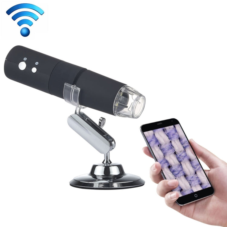 Loupe 50X~1000X avec capteur d'image HD 1920x1080P microscope numérique USB WiFi avec 8 LED et support professionnel