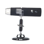 Loupe 50X~1000X avec capteur d'image HD 1920x1080P microscope numérique USB WiFi avec 8 LED et support professionnel