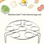 Panier à vapeur pour œufs et légumes, trépied de cuisson à la vapeur pour autocuiseur Instant Pot, diamètre : 17,5 cm, hauteur : 8 cm, diamètre : 17,5 cm, hauteur : 8 cm