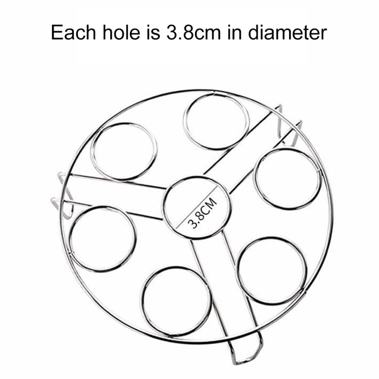 Panier à vapeur pour œufs et légumes, trépied de cuisson à la vapeur pour autocuiseur Instant Pot, diamètre : 17,5 cm, hauteur : 8 cm, diamètre : 17,5 cm, hauteur : 8 cm