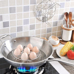 Panier à vapeur pour œufs et légumes, trépied de cuisson à la vapeur pour autocuiseur Instant Pot, diamètre : 17,5 cm, hauteur : 8 cm, diamètre : 17,5 cm, hauteur : 8 cm