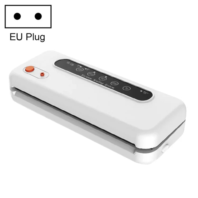 Machine d'emballage sous vide alimentaire domestique et commerciale, scelleuse plastique, prise EU, Alimentaire prise EU (Noir), Alimentaire prise EU (Blanc)