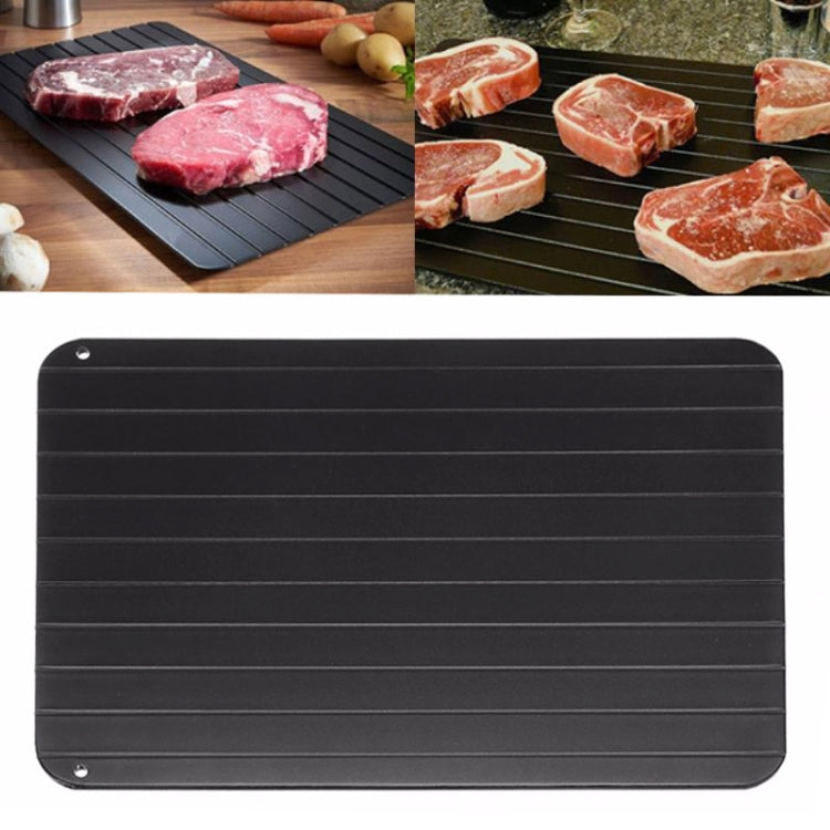 Plateau de décongélation rapide pour ustensiles de cuisine, décongélation d'aliments surgelés sans électricité, taille : 11,6 x 8 pouces, moyenne 3mm