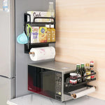 Support de rangement magnétique double couche pour réfrigérateur de cuisine, Double couche