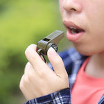 3 in 1 Outdoor Mini Multi-function Portable Handheld Lifesaving Whistle Compass Thermometer, H3-1