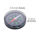 10 pièces boussole en plastique 40mm pour guidage de randonnée, camping et sports de plein air, couleur livrée aléatoirement, 40mm