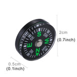 20 PCS Boussole en plastique 20mm pour sport de plein air, camping, randonnée, guide de navigation, livraison couleur aléatoire, 20mm