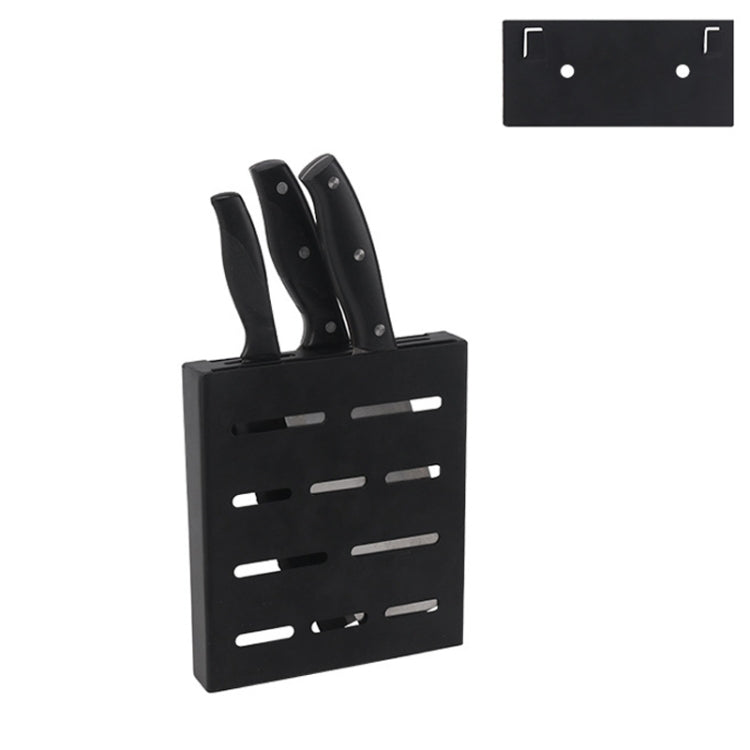 Support mural de cuisine en acier inoxydable, support de couteaux suspendu, support de couteaux