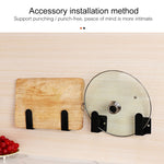 Support mural de cuisine en acier inoxydable, support de couteaux suspendu, support de couteaux